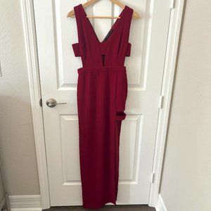 Ark and co. red maxi dress size small